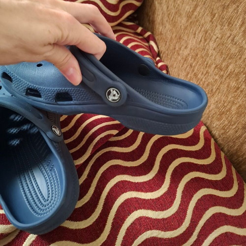 Crocs J4 dark blue shoes for boys used, size 36-37