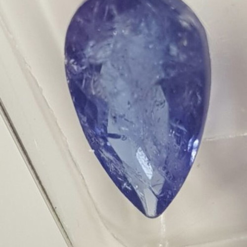 Natural Tanzanite 3.52 ct ALGT Pear Cut, Tanzania