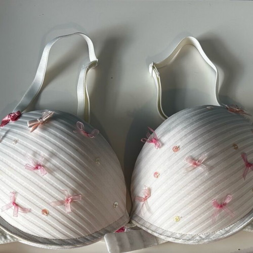 Yamamay bra size 75B like new, white and pink