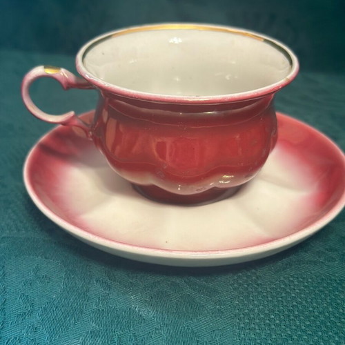 Korosten Russian Coffee Set Rainbow New Fine Porcelain