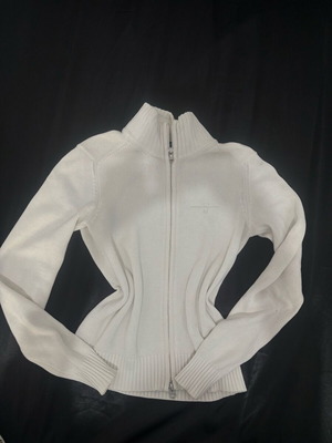 Armani knitted cardigan used, size M, white
