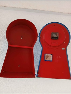 Clock with cabinet used, dimensions 45x27x14 cm