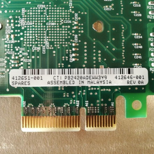 HP NC360T PCI Express Dual Port Gigabit Server Adapter used
