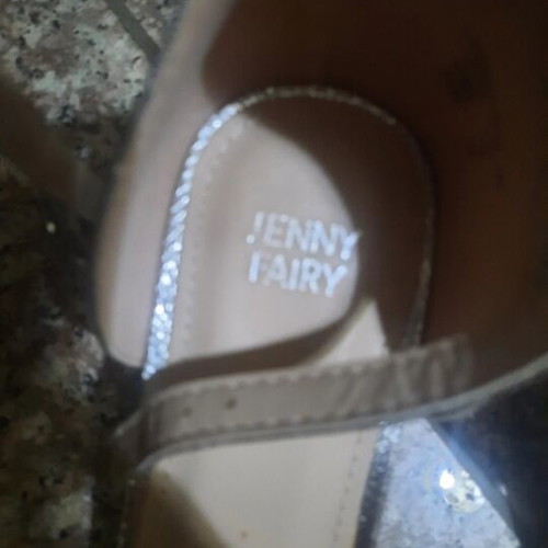 Jenny Fairy Silver Sandals like new, size 39