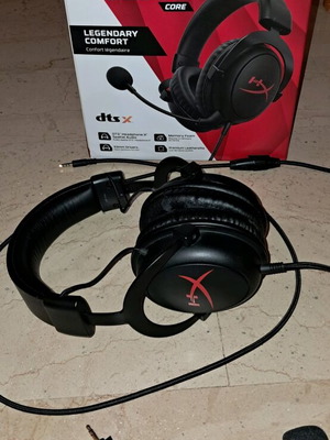 Hyper-X Cloud Core 7.1 Gaming Headset like new, wired