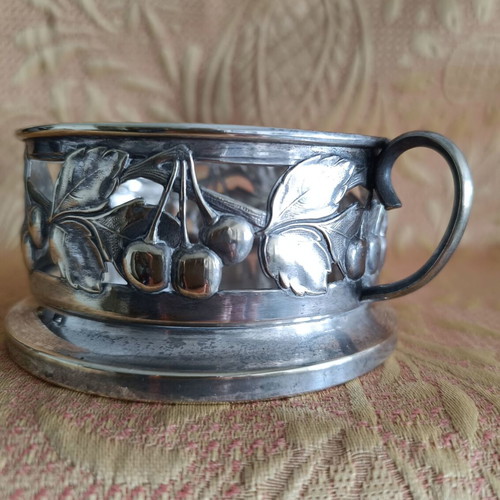 Vintage Bonbonnière Bowl Art Nouveau Style Silver Like New