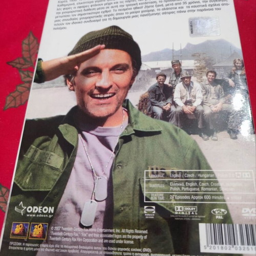M*A*S*H* The Complete First Season triple DVD set like new, Greek edition with subtitles