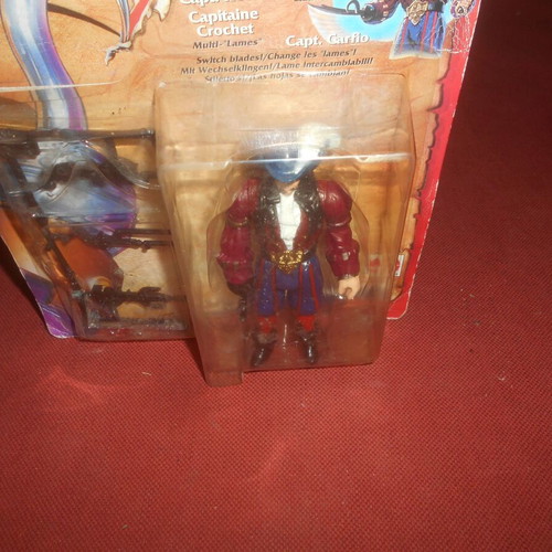 Captain Hook collectible action figure 1991 Mattel used