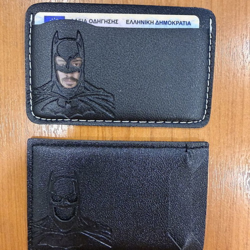 Slim Leather Card Holders Batman new, 2 designs