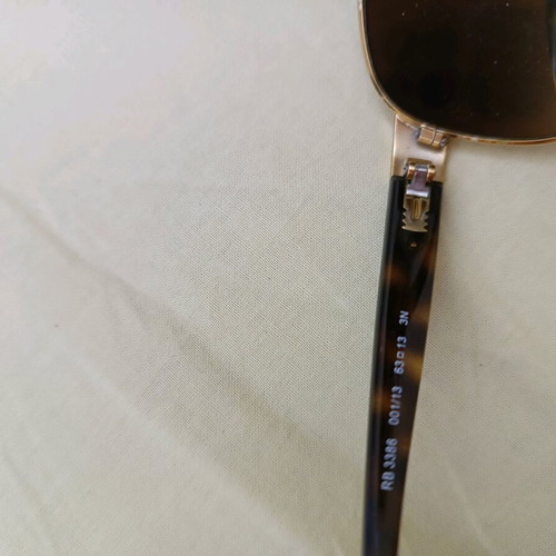 Ray Ban RB3386 sunglasses like new, unisex, brown gold