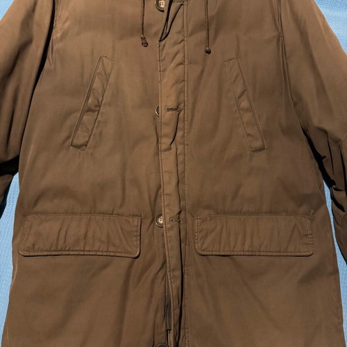 Benetton parka warm long jacket like new, green for 2 years old