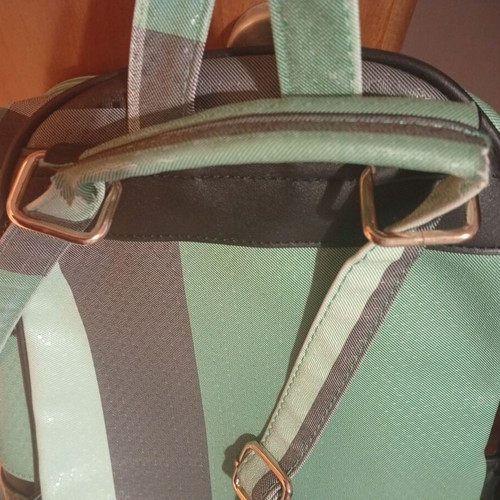 Women’s backpack used green veraman