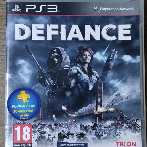 Defiance PS3 used, includes manual