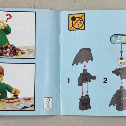 Lego 76054 Clash of the Heroes ONLY THE INSTRUCTION BOOK In good condition Price 2.50 Euros
