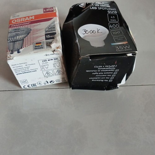 Lamps new in box, set of two