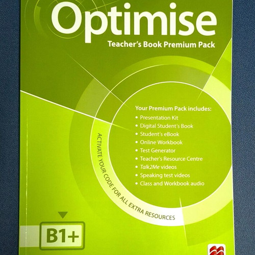 Optimise B1+ Teacher's Book like new