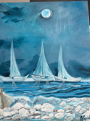 Maria Papadimitriou Painting 2024 Unique