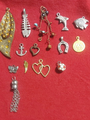 Charms new, pack of 14 for jewelry making