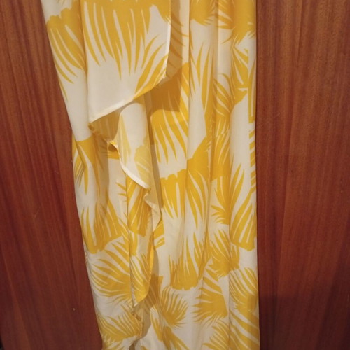 Toi&Moi dress, new, white and yellow, size S/M