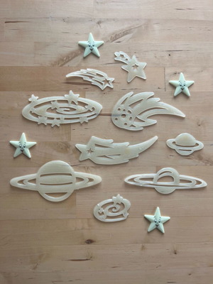 Light decals used, pack of 13 pieces