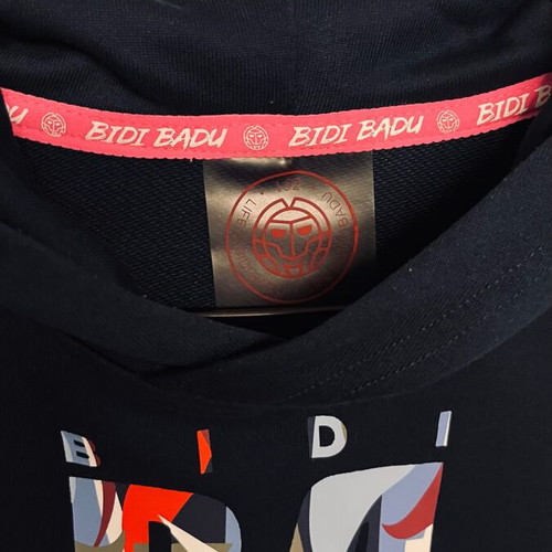 Bidi Badu New York 2024 hoodie like new, blue, 148-150cm