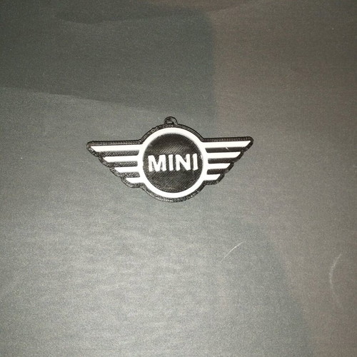 Mini Cooper keychain new, 3D printed