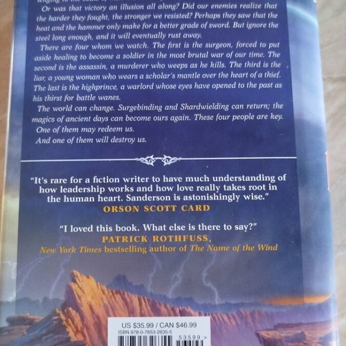 The Way of Kings Book One The Stormlight Archive by Brandon Sanderson