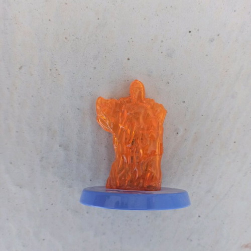 Human Torch figure by Marvel used without light