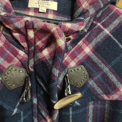 Wool plaid vintage blazer Etam weekend used, size S