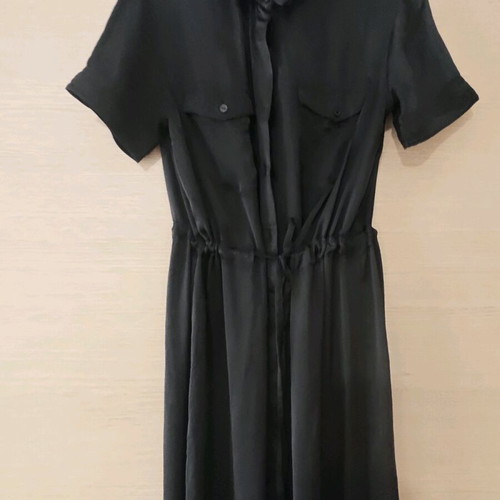 Terranova satin dress like new, black, size S