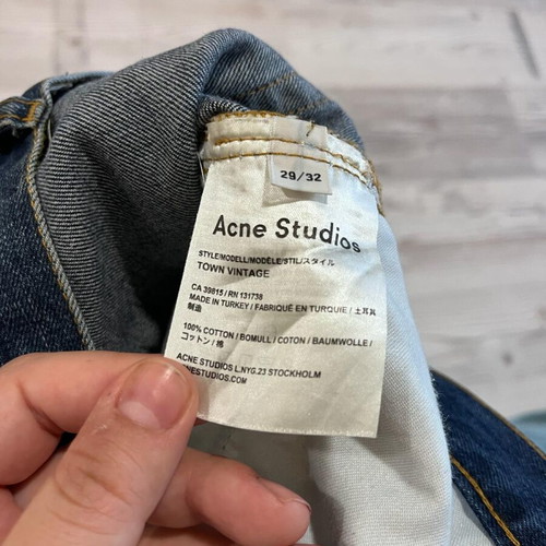 Acne Studios Town Vintage jeans men size W29/L32 like new, blue