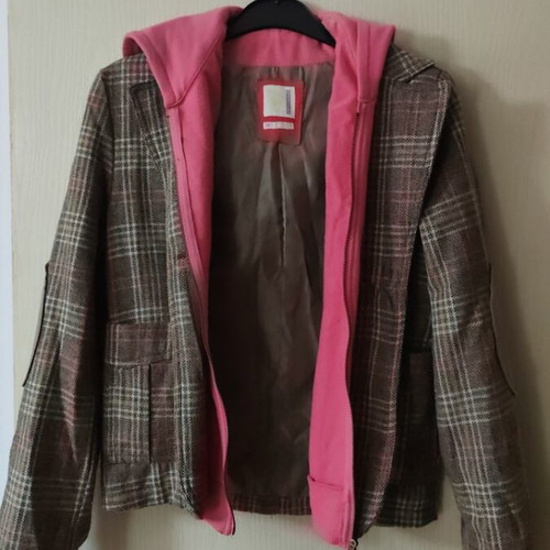 Wool Jacket with Lining and Cotton Hood Sprint like new
