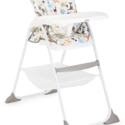 Baby feeding chair used, foldable with accessories