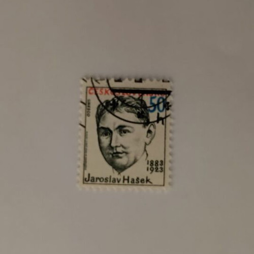 Jaroslav Hašek Czechoslovakia 50 UNESCO stamp like new