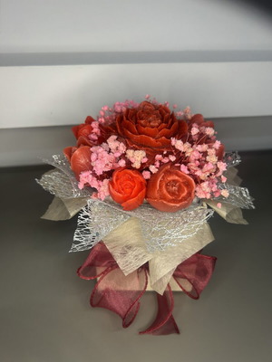 Bouquet of candles handmade