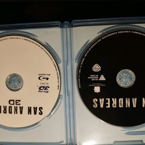 San Andreas Blu-Ray 2D and 3D like new