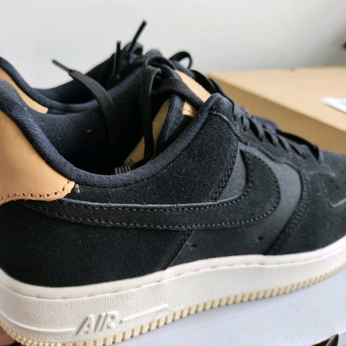 Nike Air Force sneakers new, black suede, size 40