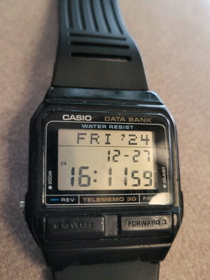 Casio Data Bank 871 Db-31 Vintage Ρολόι του 1986