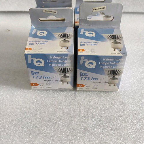 Halogen lamps warm light GU10 230volt 35w pack of 4 new