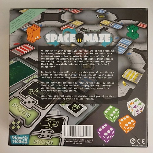Space Maze board game used