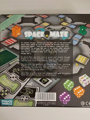 Space Maze board game used