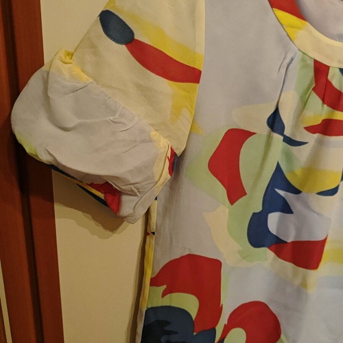 Tommy Hilfiger dress colorful used, silk, size M