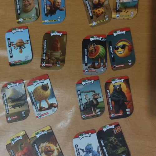 Skifidol Brainrot Metal Tags new, collection of 24 unique pieces