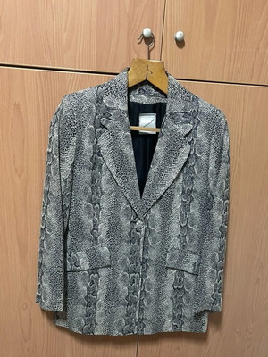 Women's jacket no 42 like new, white and silver