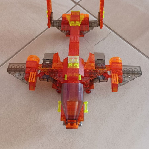 Robot, Spaceship and Helicopter like new, building blocks