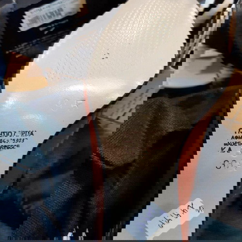 Γόβες λουστρίνι Μπουρναζός ταμπά καινούργιο, γνήσιο δέρμα, 8 πόντοι