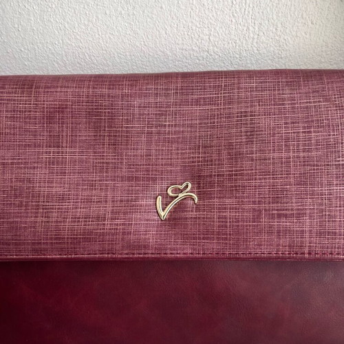 Veta bag Burgundy new crossbody with multiple compartments