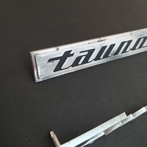 Ford Taunus car badges used, 5 pieces from 1960s