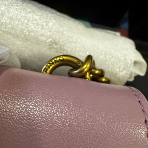 Pinko Love Mini Icon Simply Cl shoulder bag, pink Iris