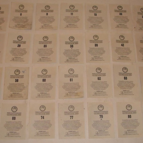 Olympiacos 2005 Panini Sticker Pack like new, 43 different